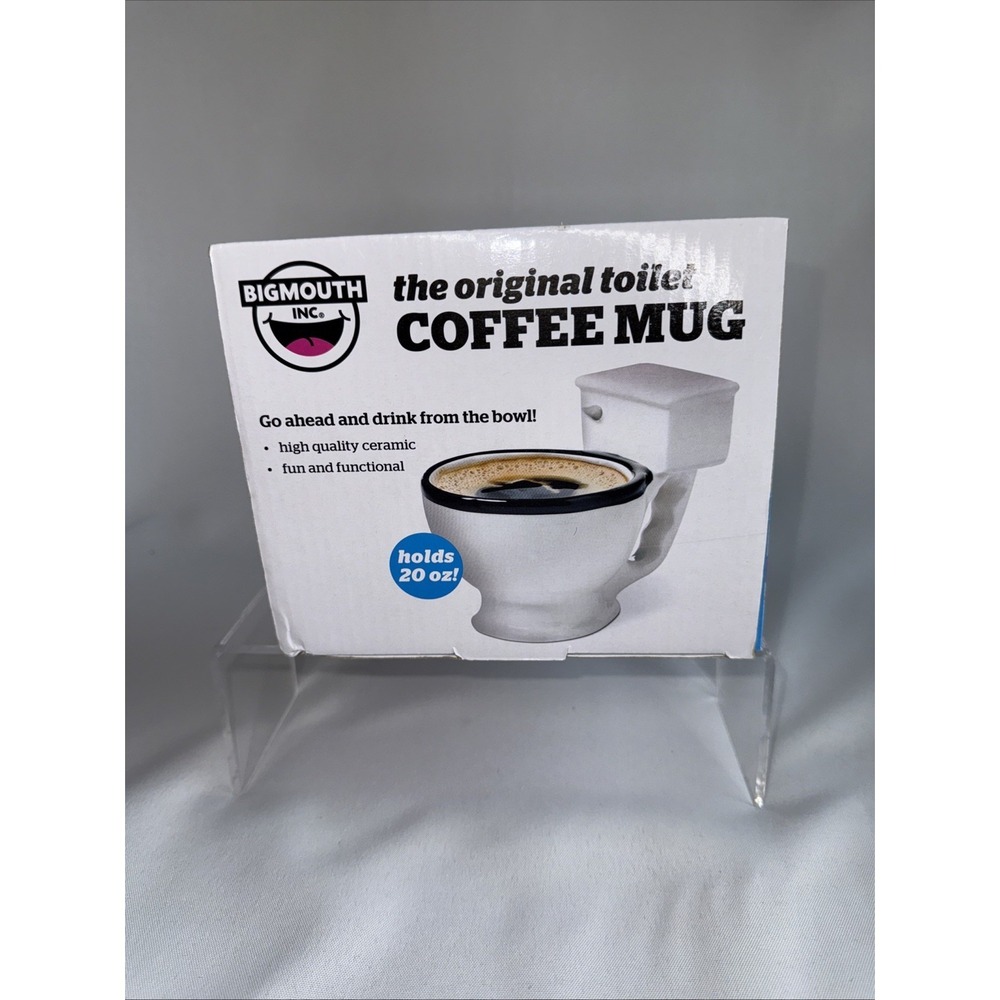 BigMouth INC The Original Toilet Mug 20oz Ceramic Coffee Cup Drink From The Bowl - Picture 6 of 8